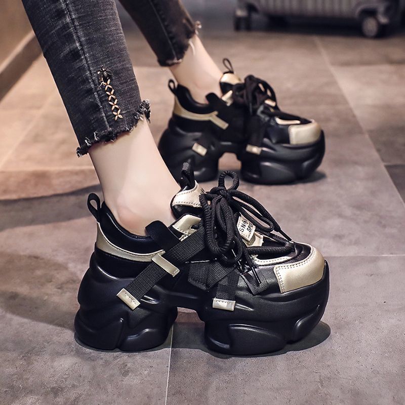 Women's Platform Dad Winter With Veet Show Feet Sneakers