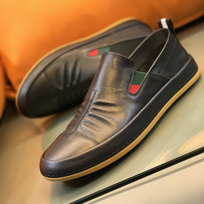 Men's Authentic Slip-on British White Trendy Sneakers