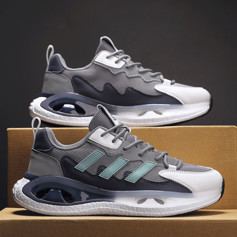 Men's Popular Mesh Breathable Popcorn Fashion Trend Sneakers