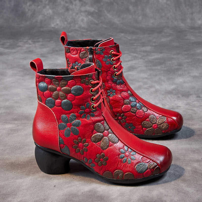 Women's Style Mother Veet Warm Cotton Female Boots