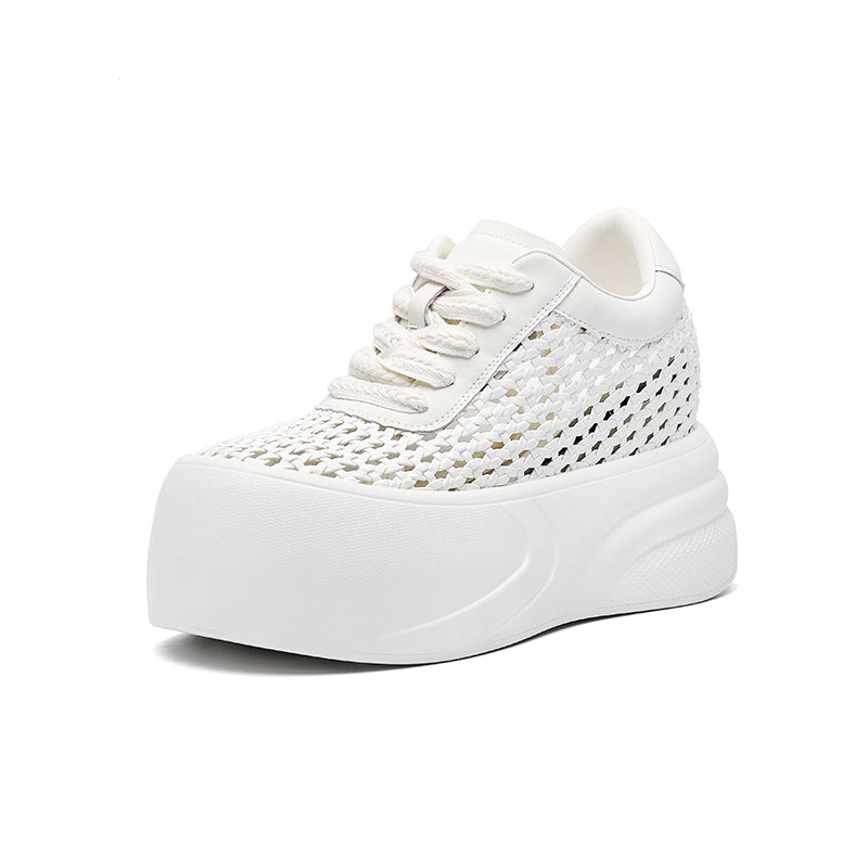 Women's Summer Mesh Breathable Platform Heightened Daddy Sandals