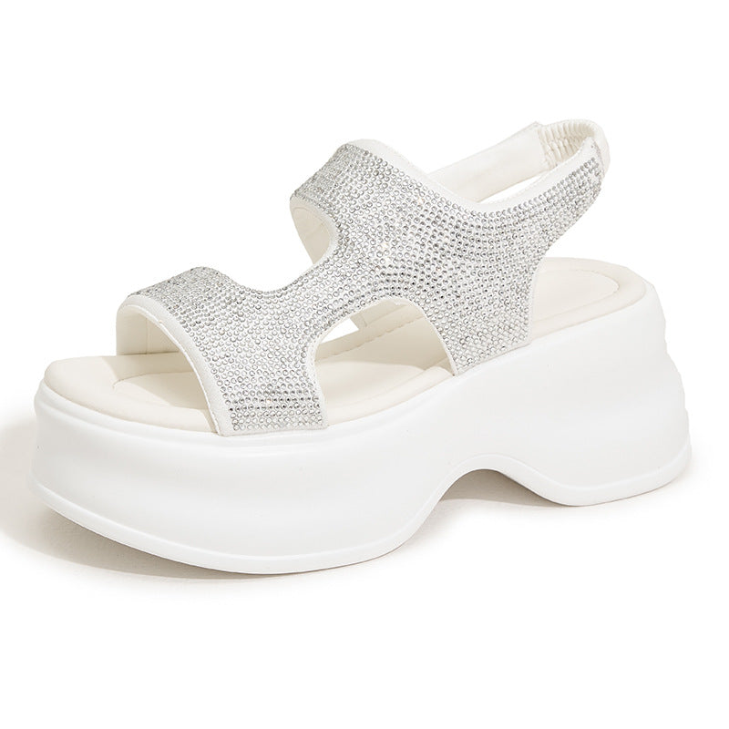 Women's Platform Rhinestone Summer Super Popular Fashionable Sandals