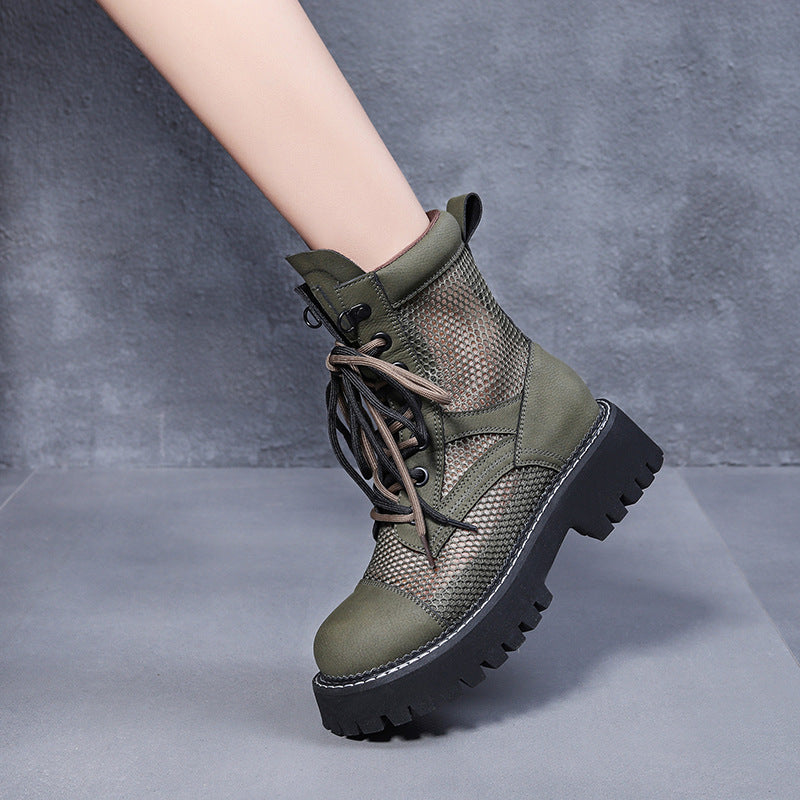 Women's Martin Summer Thin Short Breathable Mesh Boots