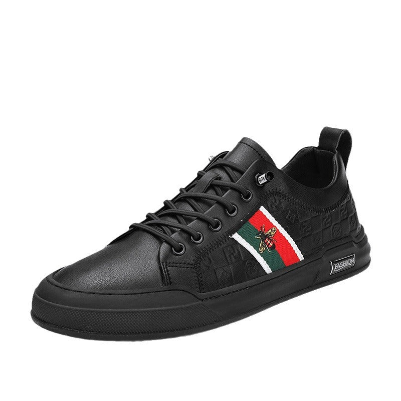 Men's Bee Flagship Store Fashion Genuine Soft Casual Shoes