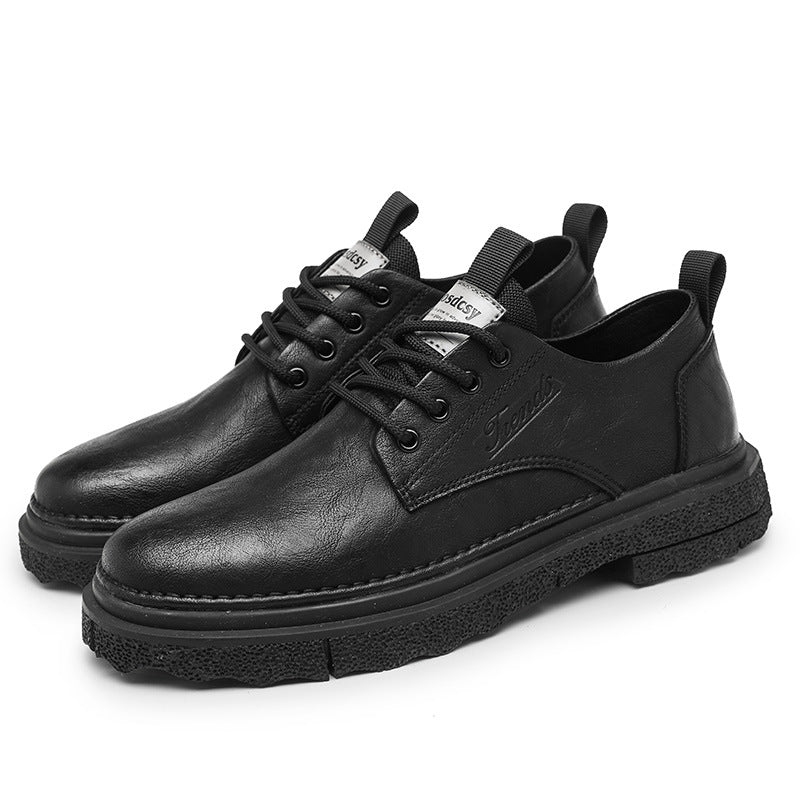 Men's Martin Autumn Retro British Style Increased Leather Shoes