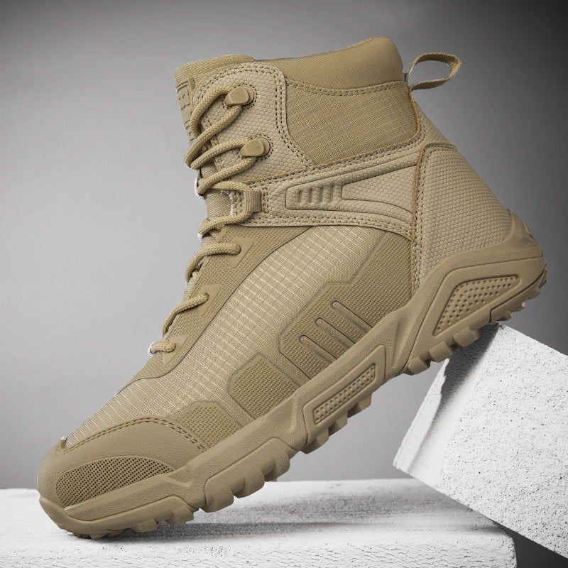 Men's Winter Travel Cotton Plus Size Mountaineering Leather Shoes