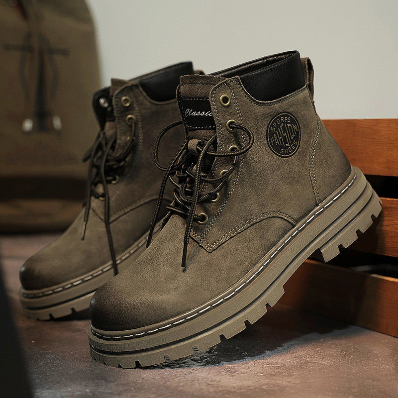 Men's Extra Large Martin Widened Worker Soft Boots