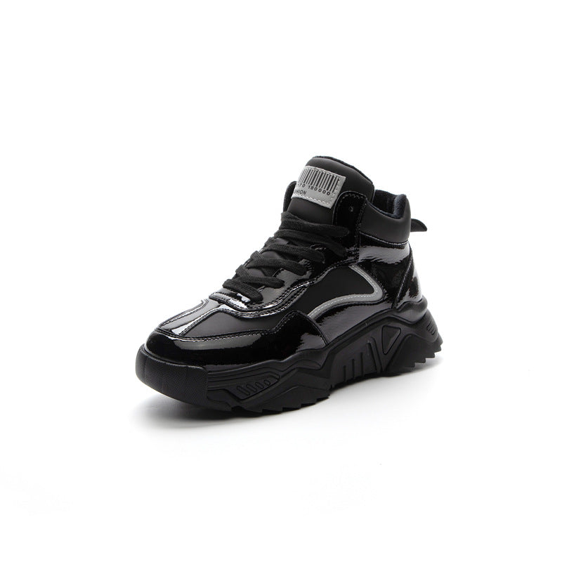 Women's Fleece-lined Color Matching Insulated Fashion Women's Shoes