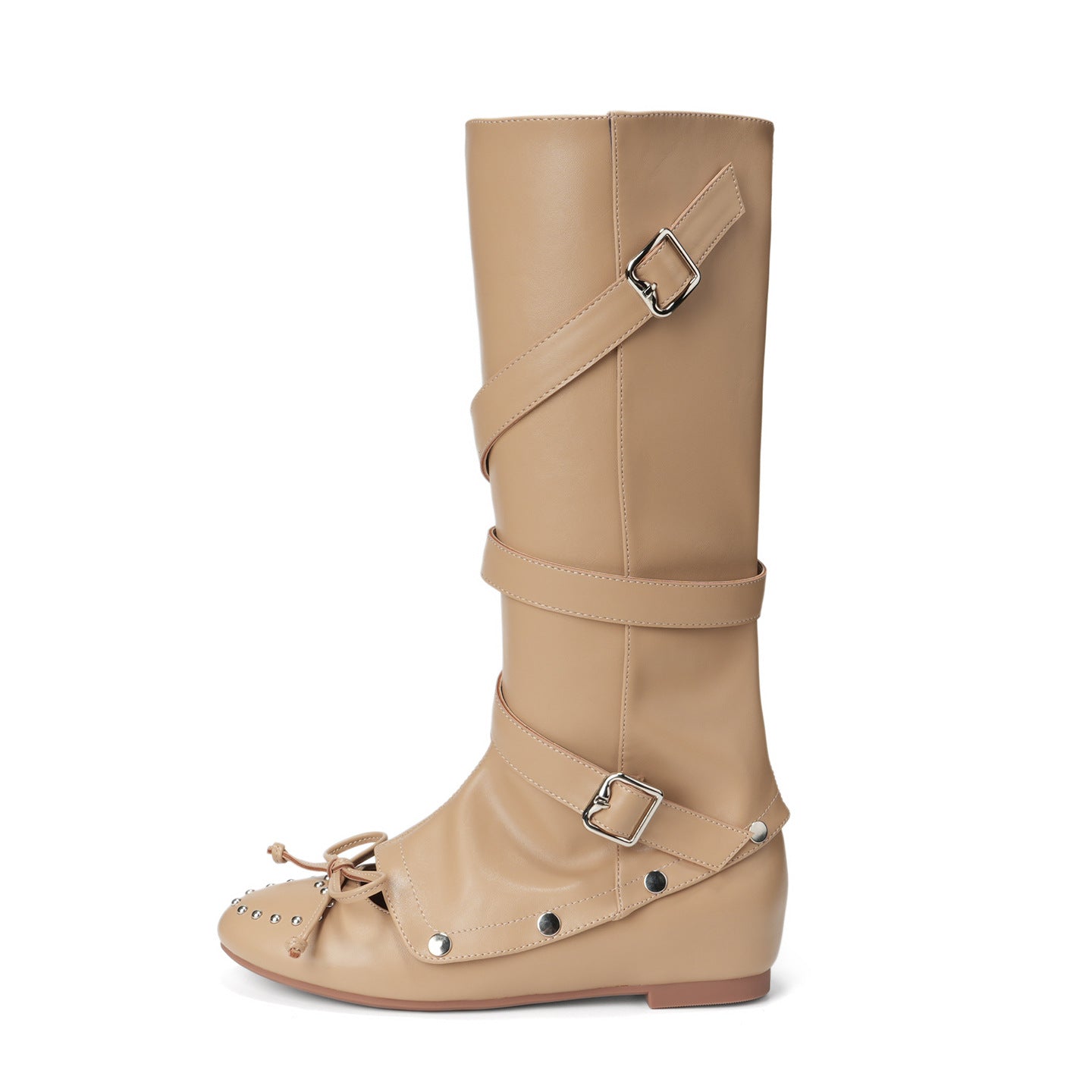 Women's Height Increasing Insole Two-way Detachable Mary Jane Boots
