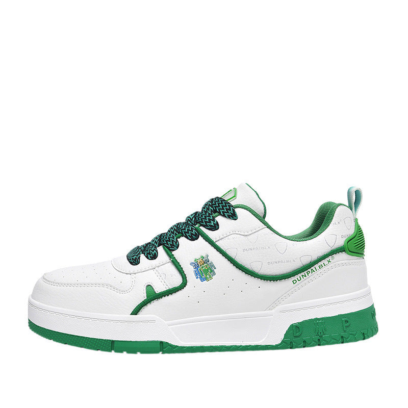 Women's & Men's Fashion Black White Panda Classic Green Small Sneakers