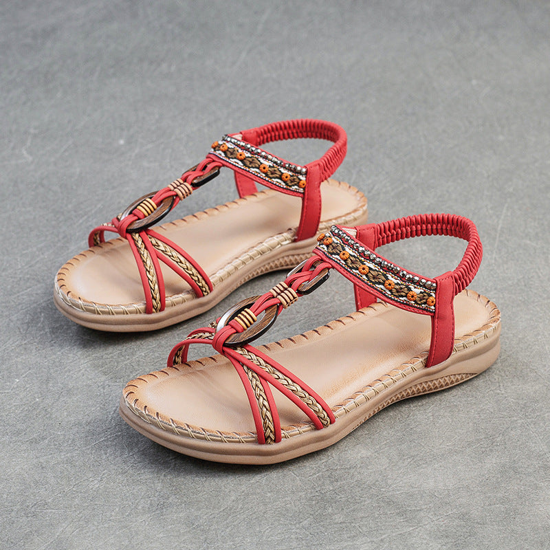 Women's Bohemian National Style Holiday Fashion Trendy Sandals