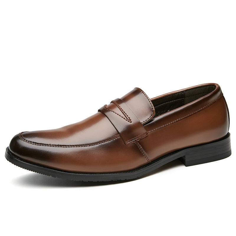 Men's Pedal Slip On Business Formal Classic Leather Shoes