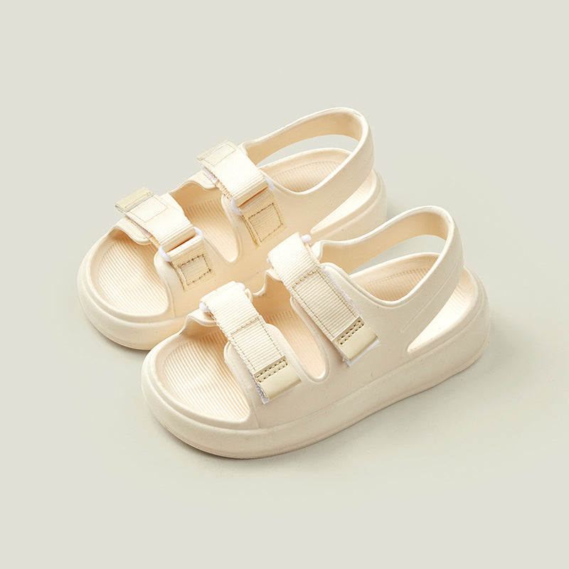 Children's Cheerful Mario Summer Ribbon Middle Big Kid's Shoes