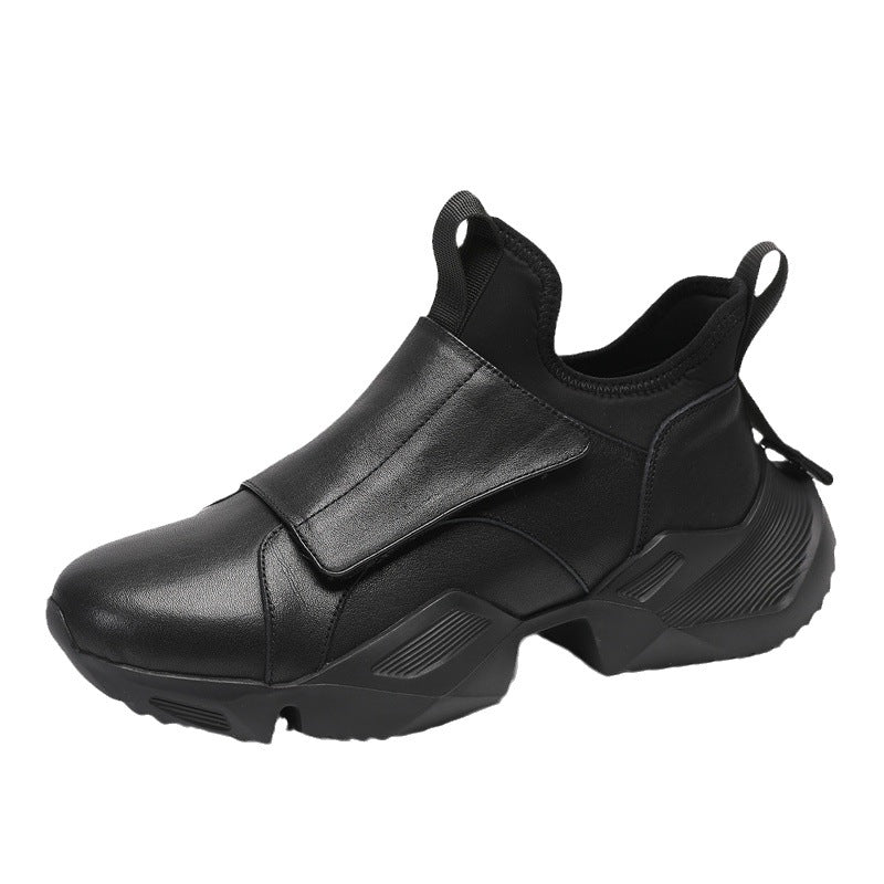 Men's Increasing Short Bootie Korean Style Thick Bottom Martin Sneakers