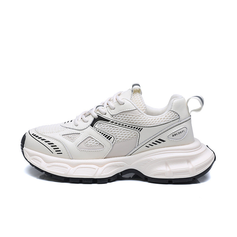 Women's Dad Fashionable Spring Korean Style Thick Sneakers