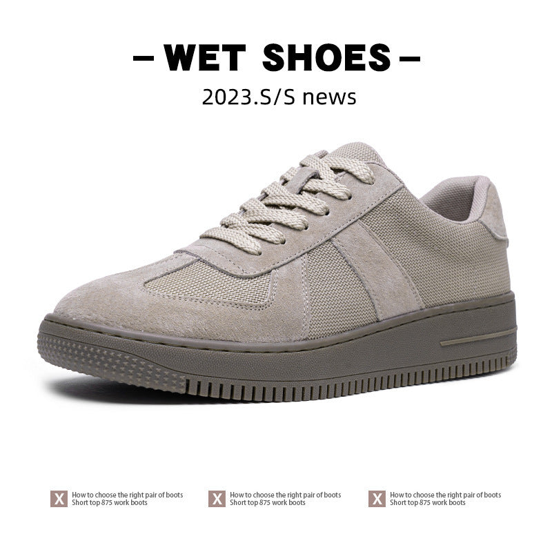 Men's Large Retro Plus Size Breathable Mesh Casual Shoes