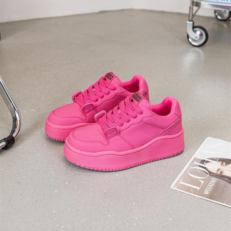 Women's Force Versatile Breathable For White Thick Casual Shoes
