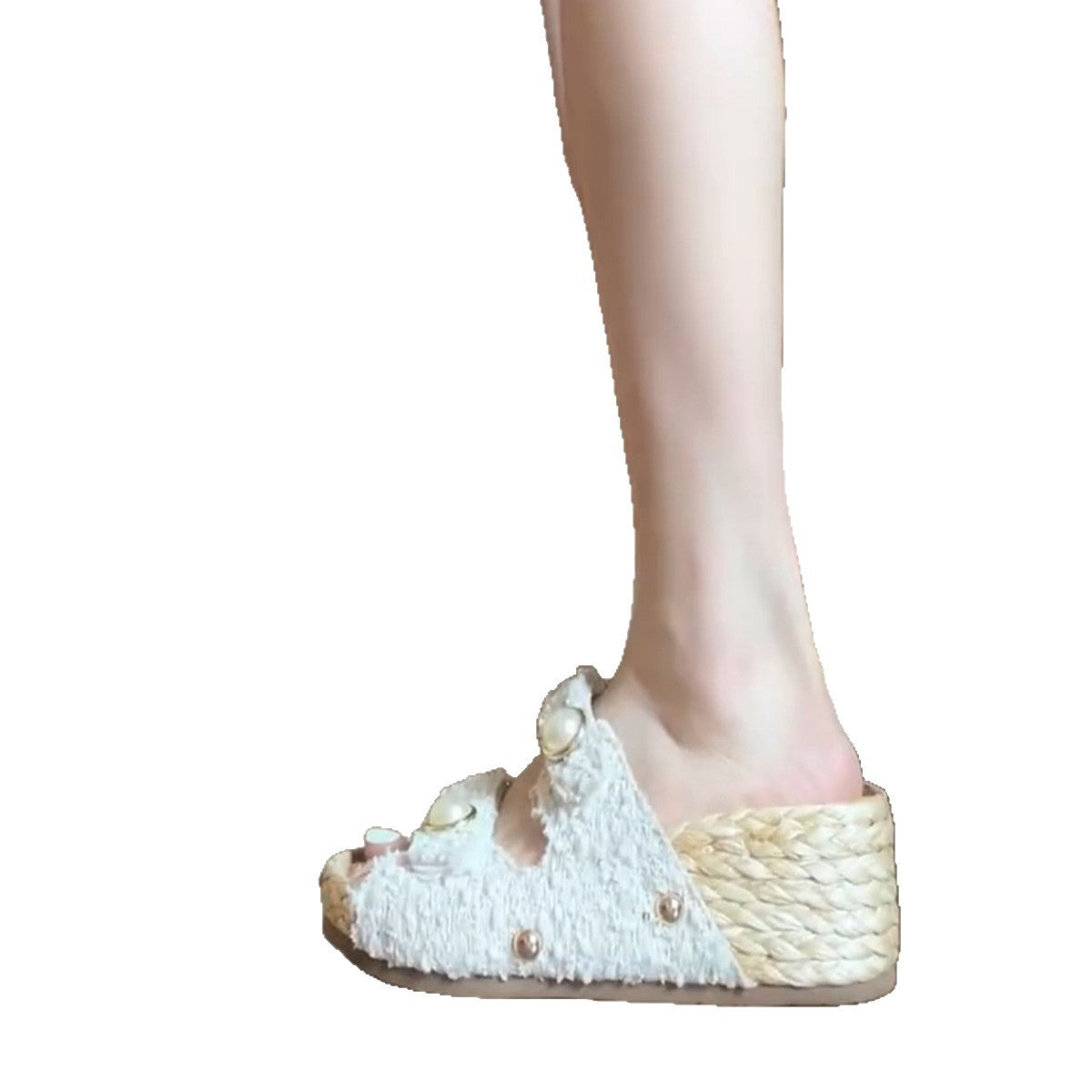 Women's Classic Style Muffin Platform Summer Outdoor Slippers