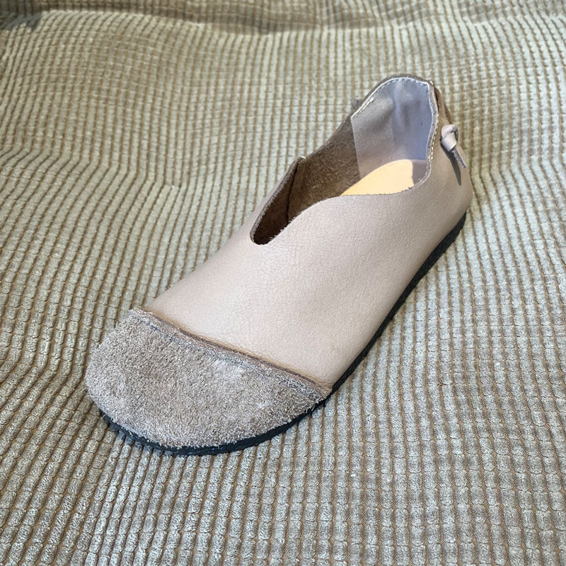 Women's Round Toe Soft Bottom Top Layer Casual Shoes