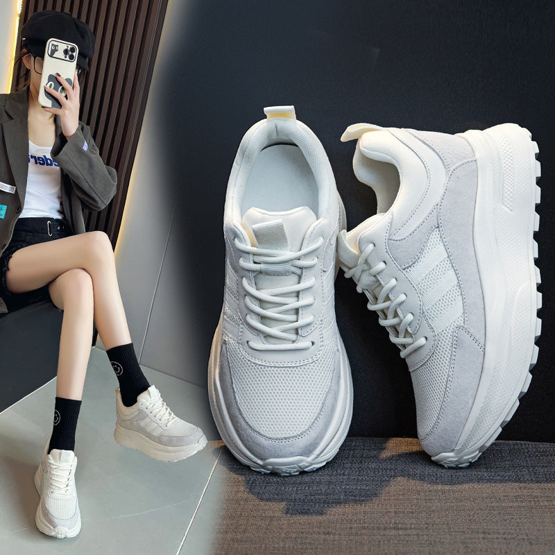 Women's Insole Dad Platform Breathable Lightweight Sports Casual Shoes