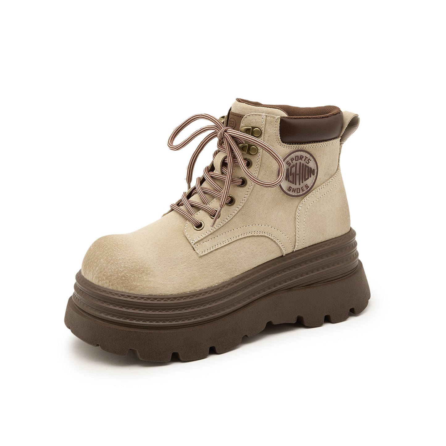 Women's Genuine Thick Bottom Autumn Thin Retro Casual Shoes