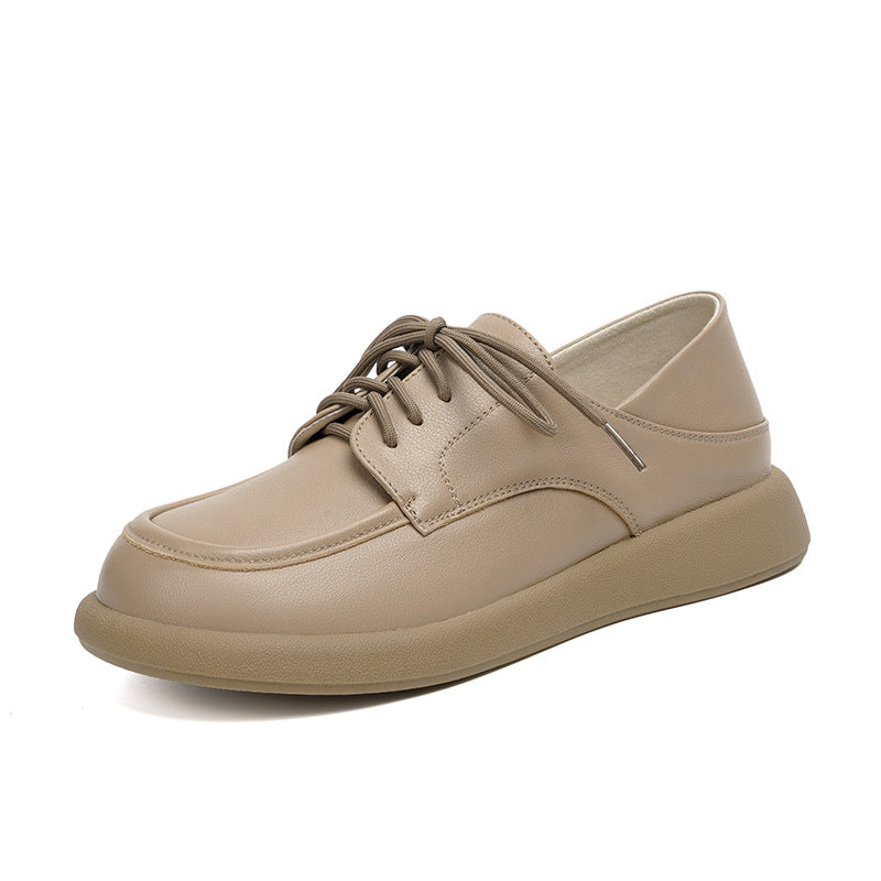 Women's Flat Soft Thin Genuine Spring Versatile Plus Women's Casual Shoes