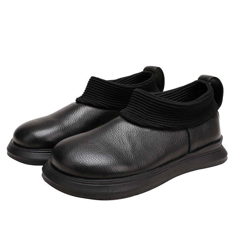 Retro Doll Head Deep Mouth Four Casual Shoes
