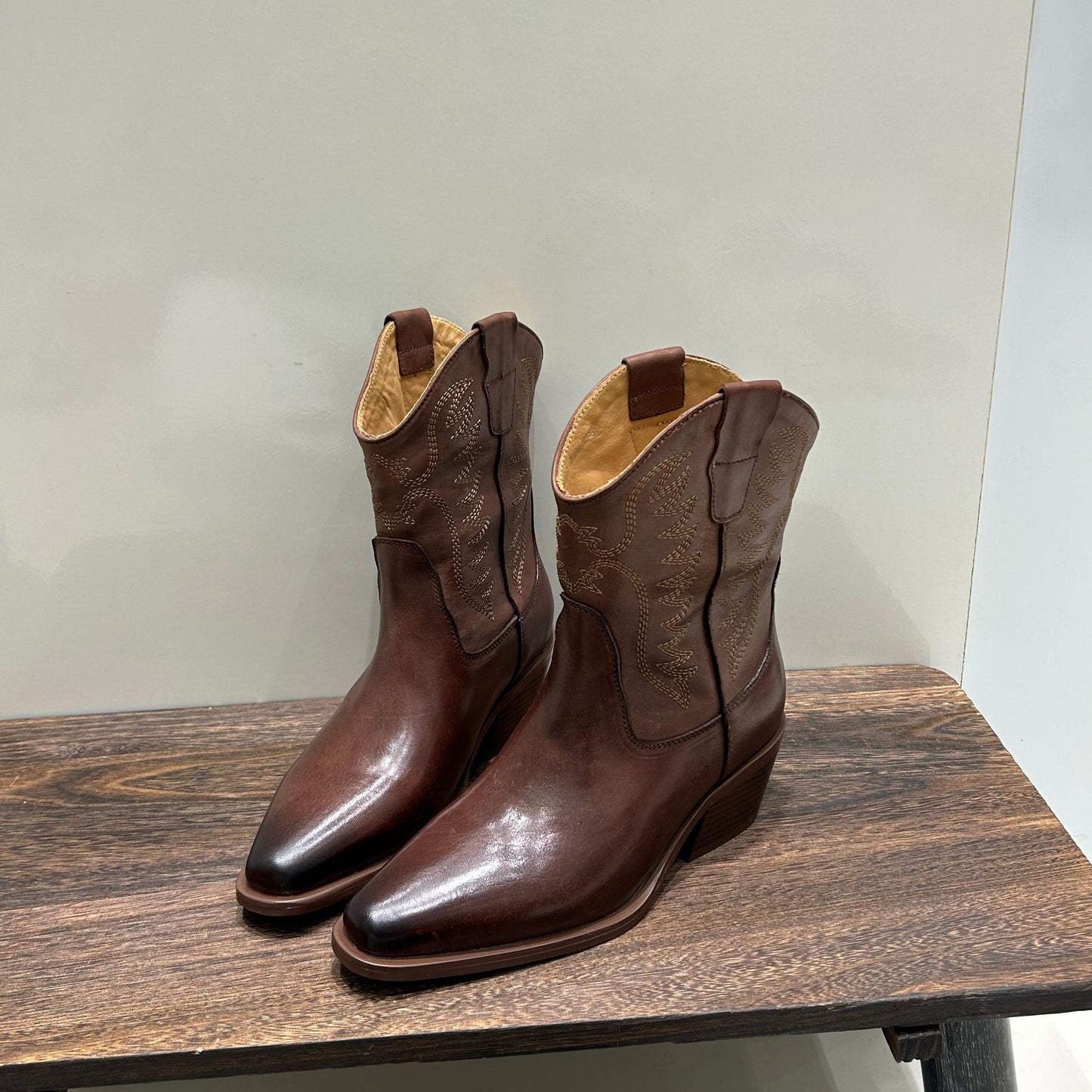 Women's For Knee-high Genuine Inside Outside Thick Mid Women's Leather Boots