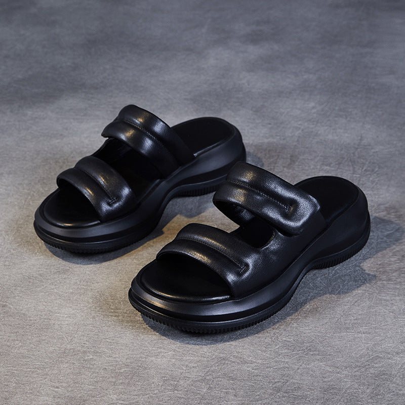 Women's Outdoor Wear Feeling Muffin Open Toe Slippers