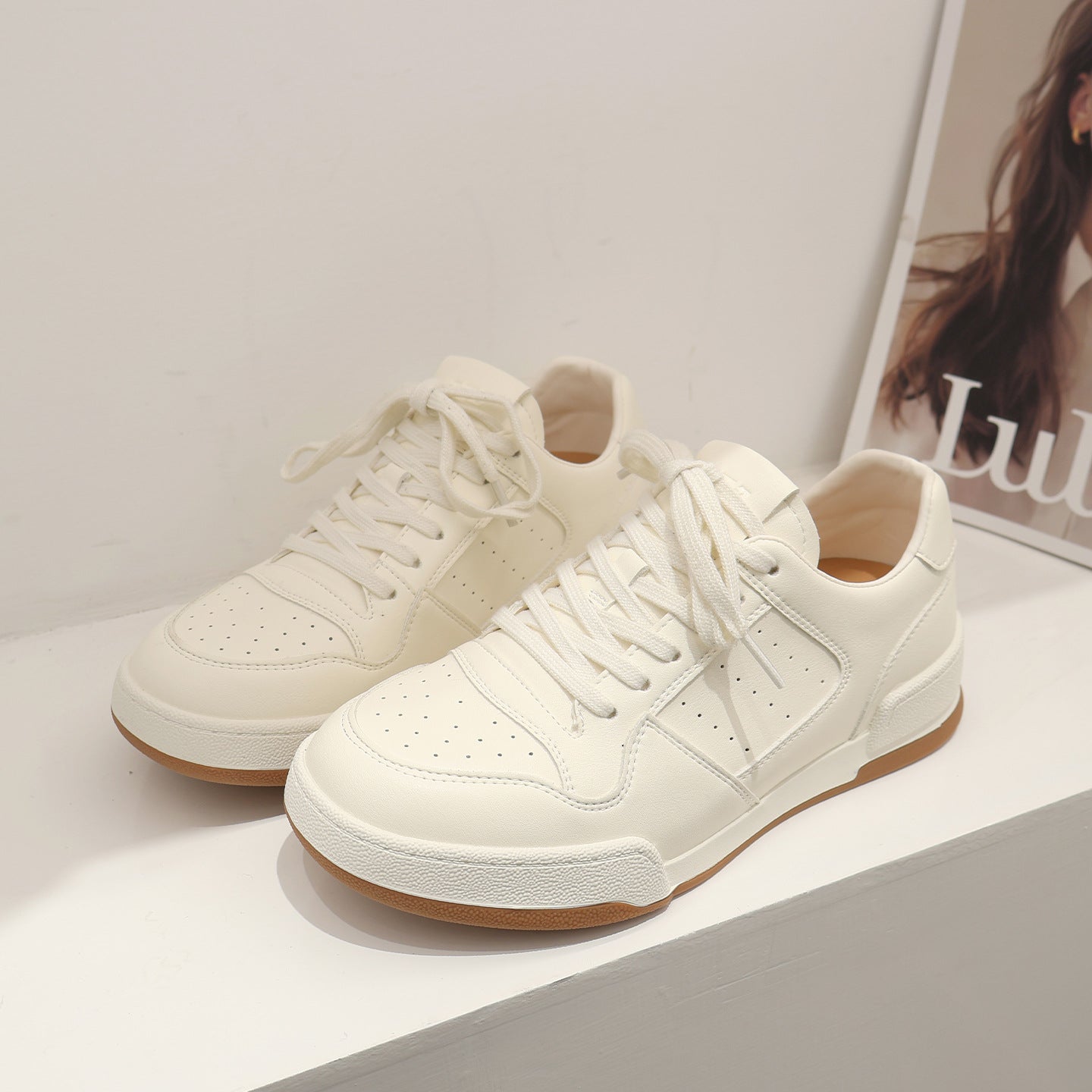 Women's Elevator Soft Bottom Spring Thick Minimalism Women's Board Shoes