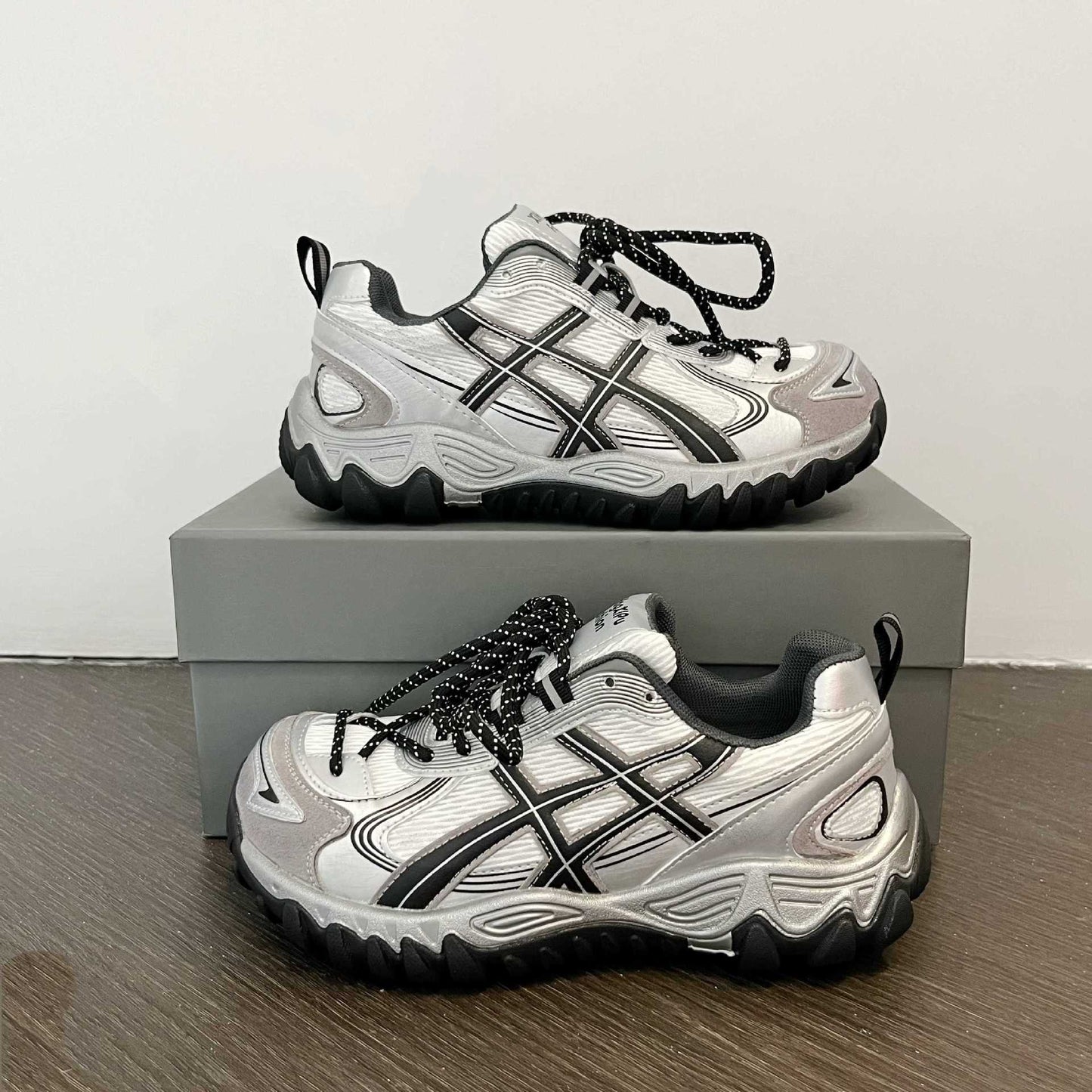 Women's Hiking Spring Korean Style Round Toe Lace Women's Casual Shoes