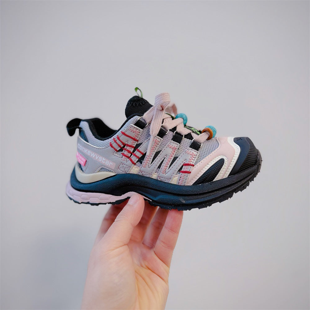 Children's Spring Fashion Trendy Style Korean Western Children's Sports Shoes