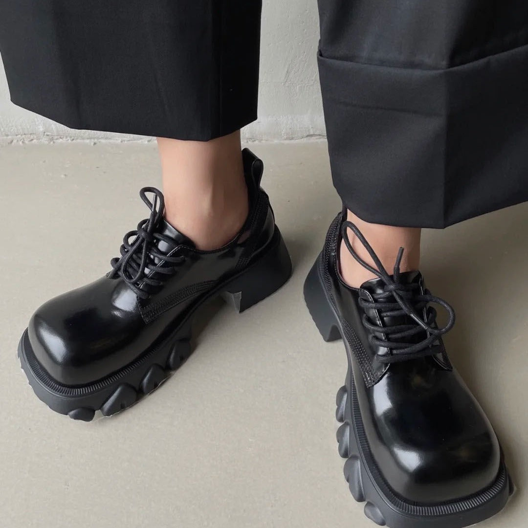 Women's For Platform Thick Bottom British Style Women's Shoes