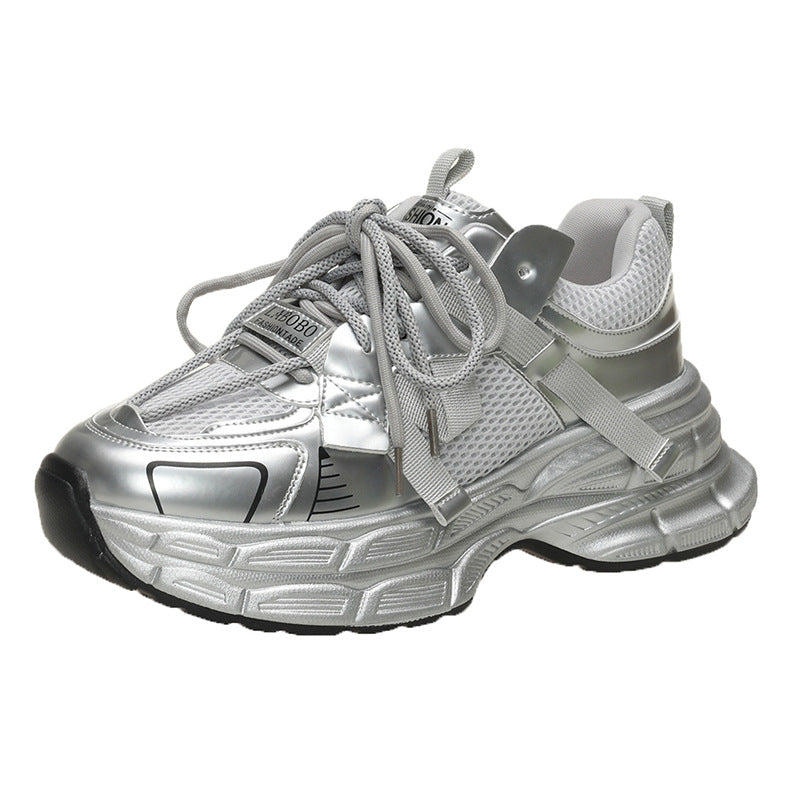 Women's To Breathable Clunky Fat Feet Platform Casual Shoes