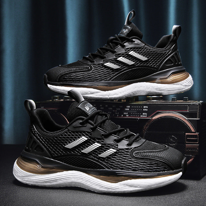 Men's Popular Mesh Breathable Popcorn Fashion Trend Sneakers