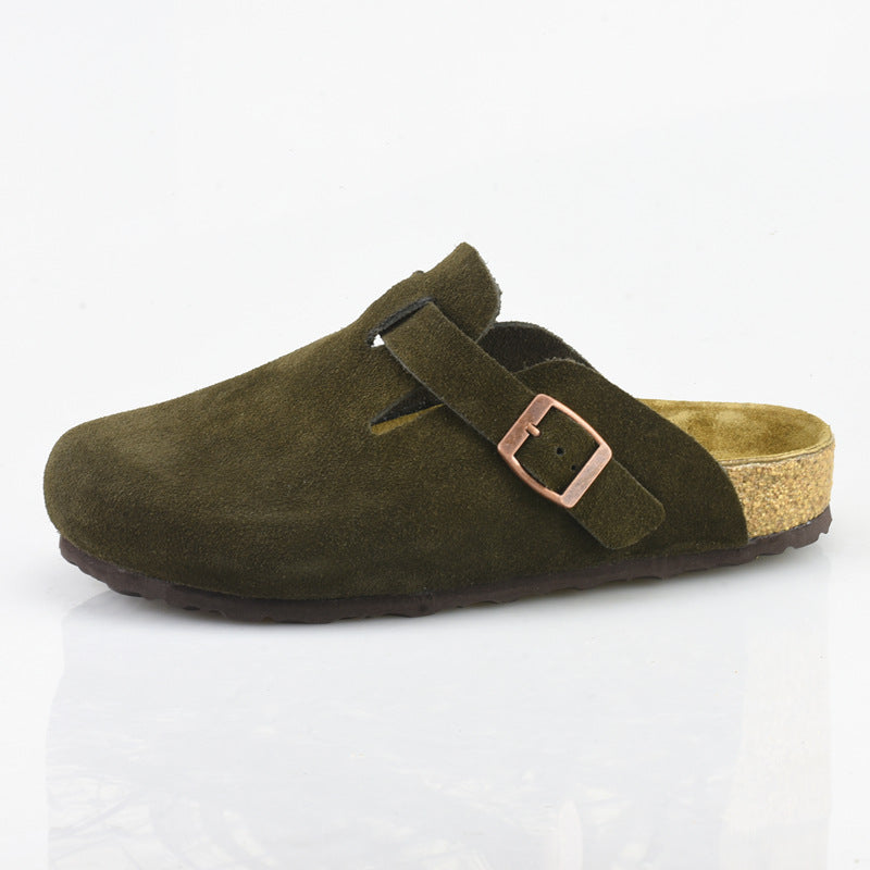 Women's Latex Cork Wide Version Summer Outer Slippers