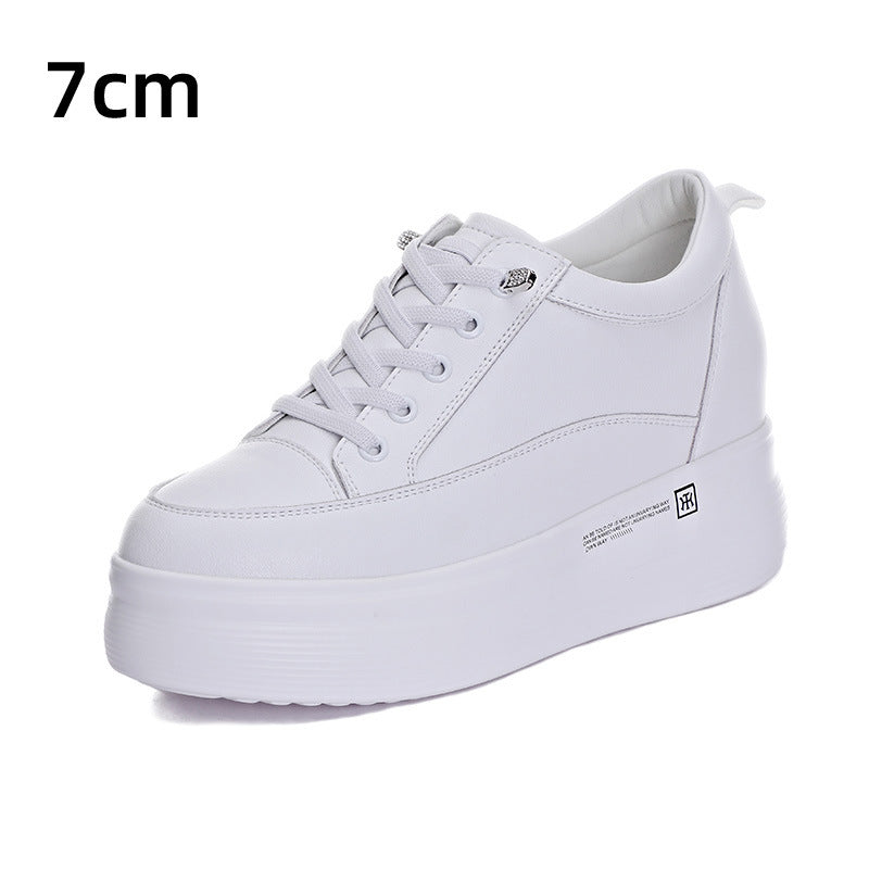 Women's Four Platform Height Increasing Insole Mesh Sneakers