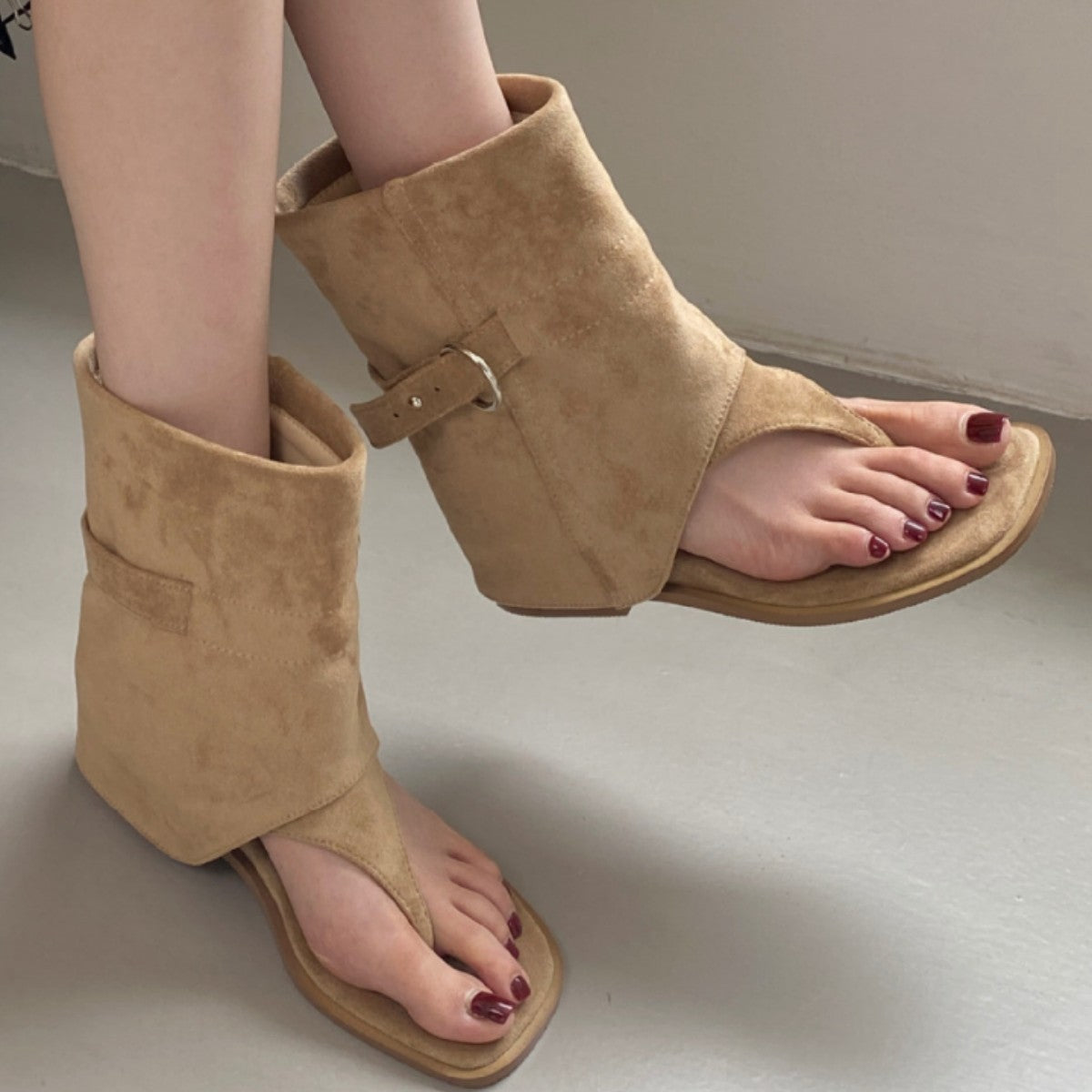Women's Cool Sweet Sleeve Holiday Summer Ladies Women's Leather Boots