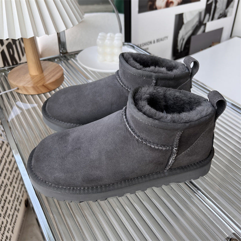 Women's Sheep Fur Integrated Winter Thickening Thermal Snow Boots