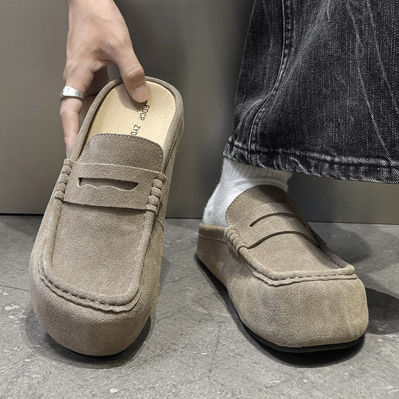 Retro Easy Matching American Mules Lazy Sandals