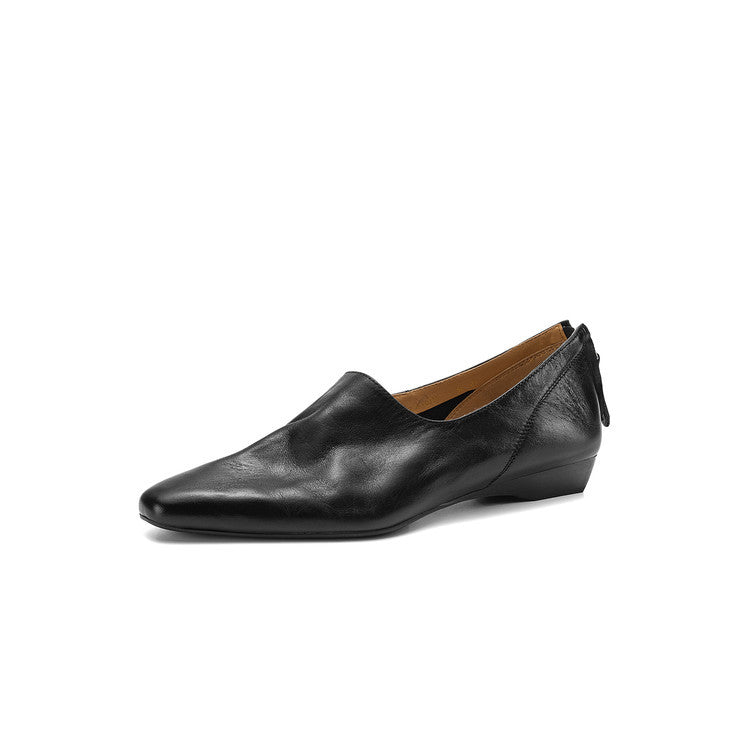 Women's Style Solid Color Wild Pumps Genuine Simple Women's Fashion Shoes