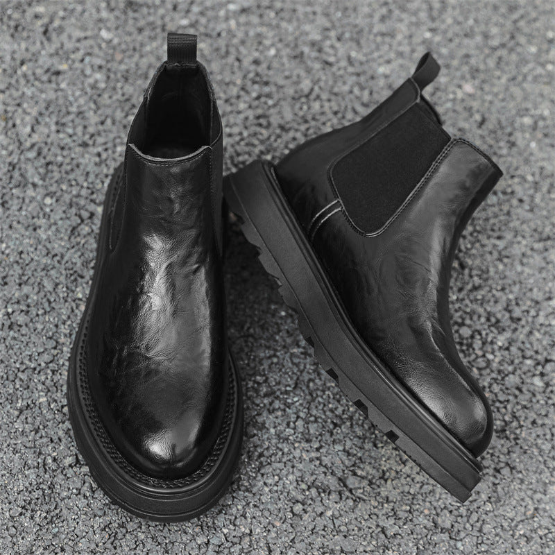 Men's Pipe Martin British Style Thick Bottom Boots