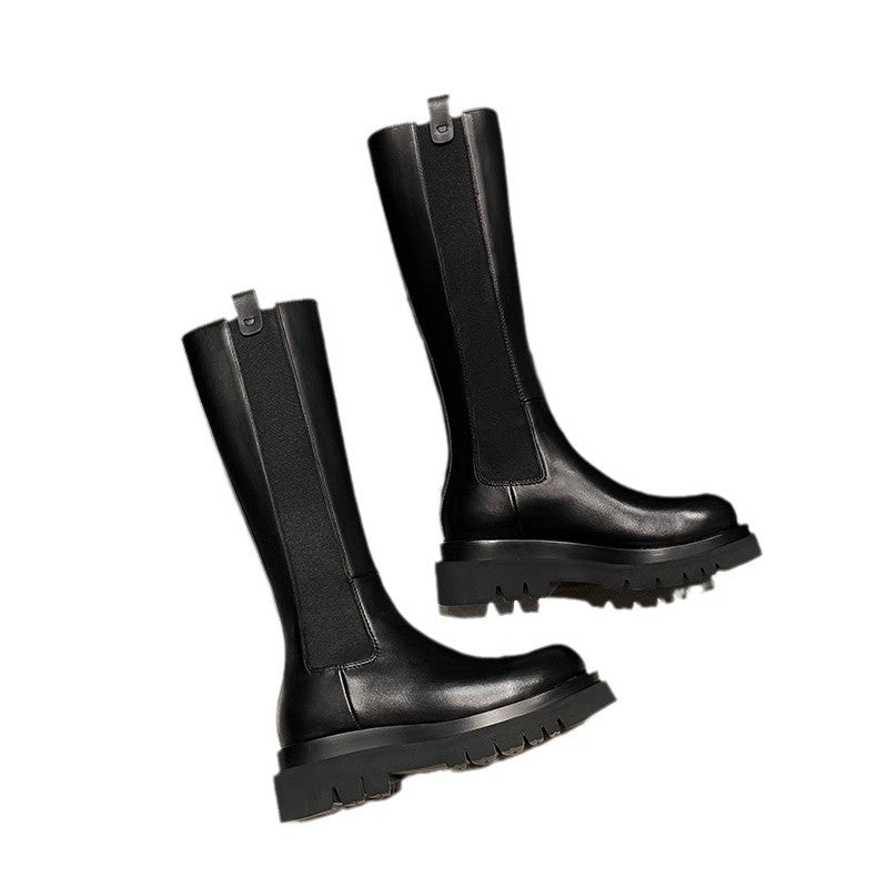 Women's Increasing Insole High Thick Leg Knight Bottom Below The Boots