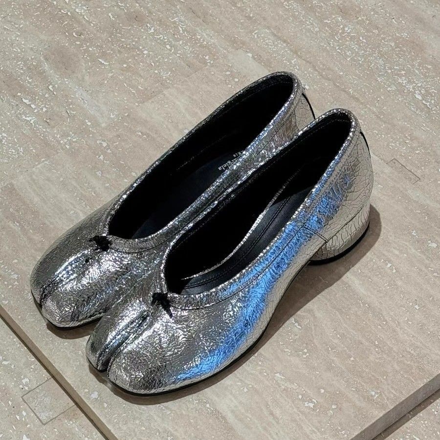 Women's Early Broken Mirror Crack Sier Mid Women's Fashion Shoes