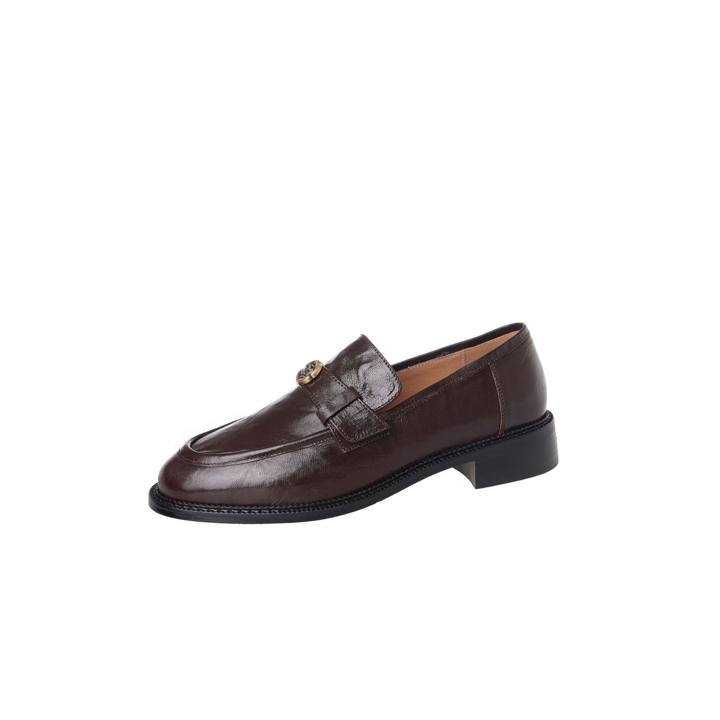Women's Plus Size To Authentic Forefoot Widened Fattened Single-layer Loafers
