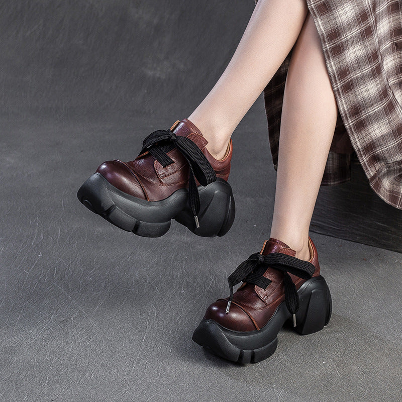 Thick-soled Small Height Increased Polished Fashion Casual Shoes