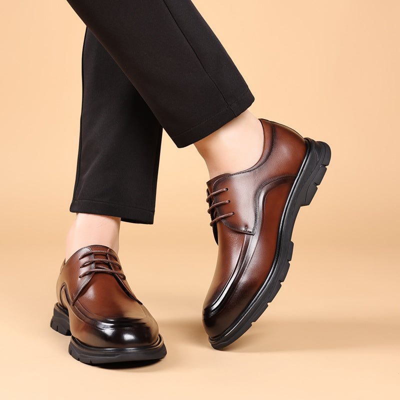 Men's Autumn Business Formal Comfortable Soft Calf Leather Shoes