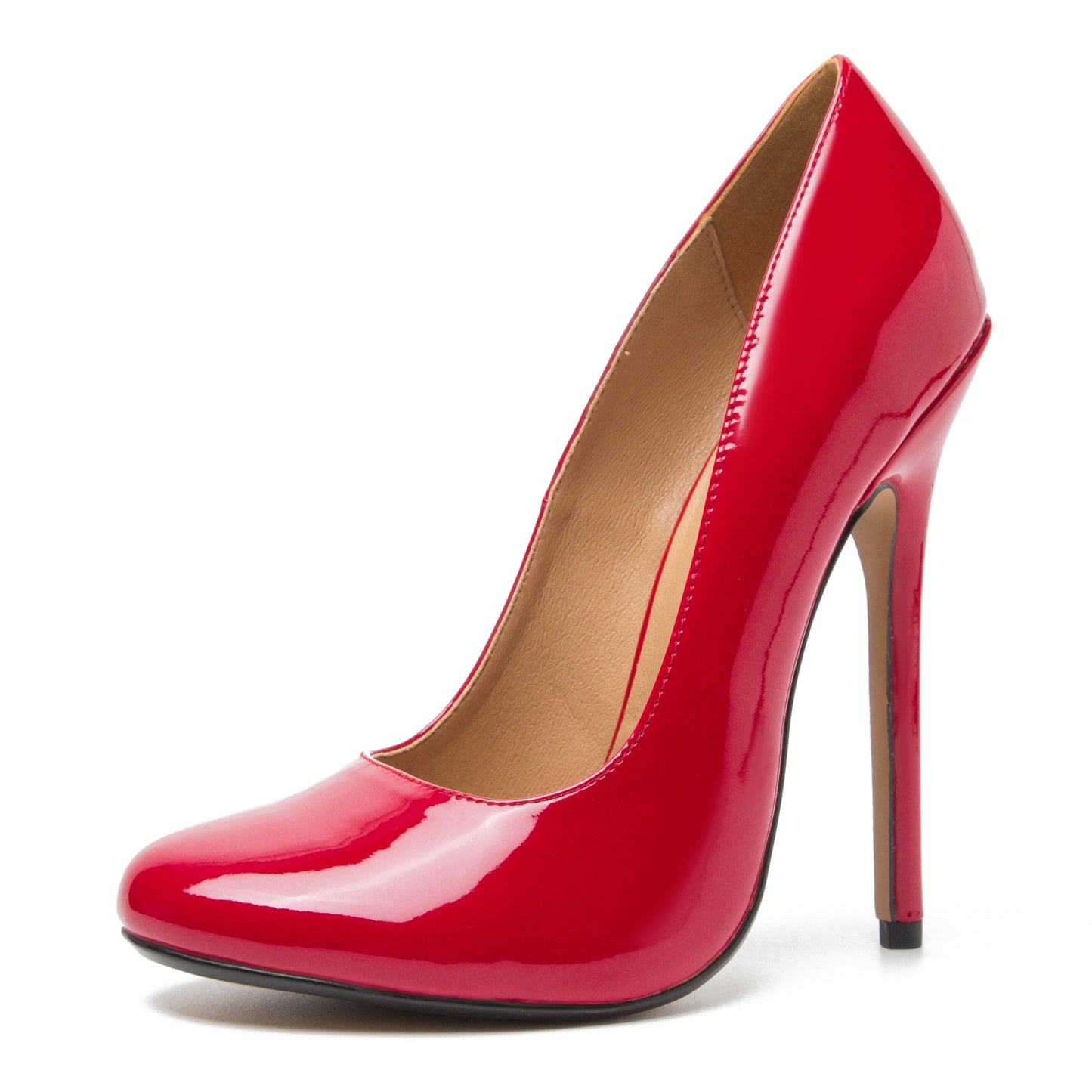 Black Silk Plus Size European High Women's Shoes