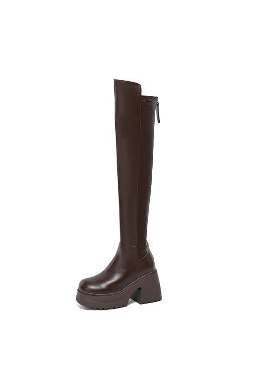 Women's Bottom Cm Thin High Elastic Modified Boots