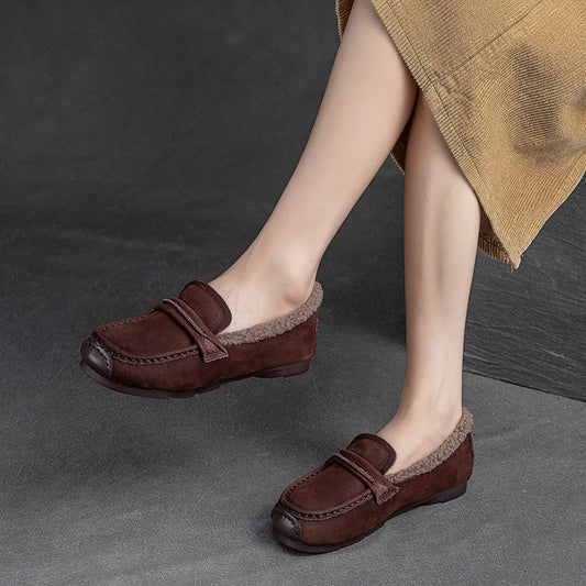 Women's Thermal Soft Soled Pumps Comfortable Slip-on Women's Shoes